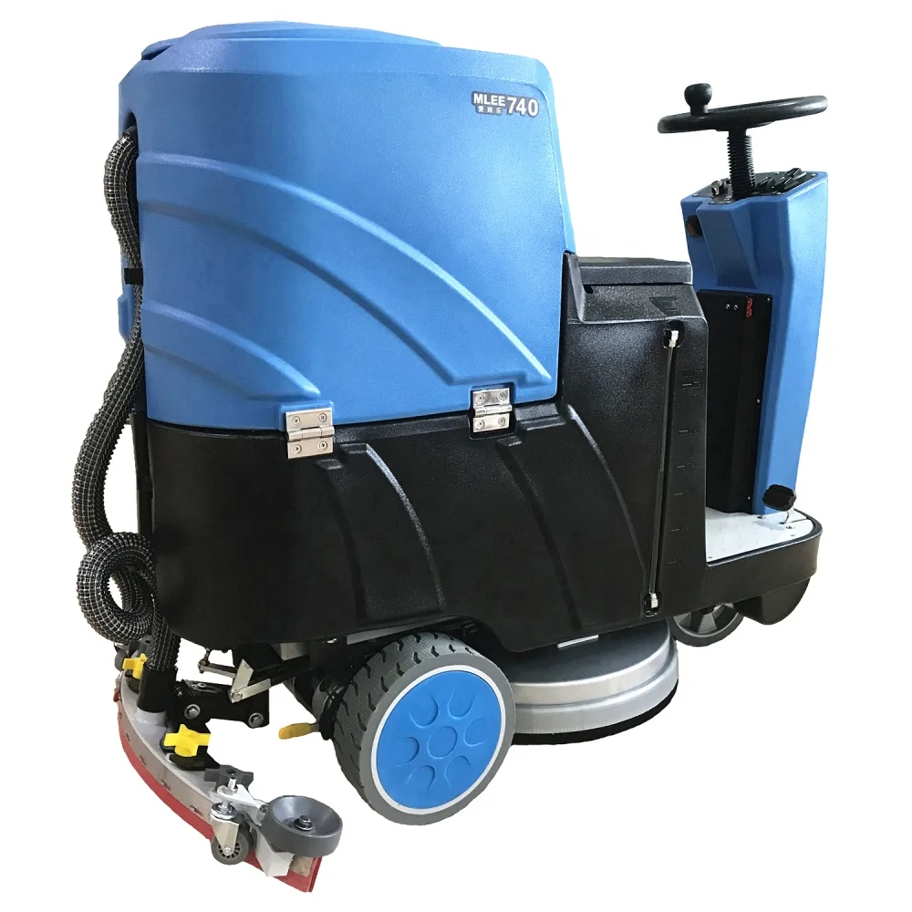 

MLEE740MINI Battery type industrial manual floor scrubber dryer with 20inch brush