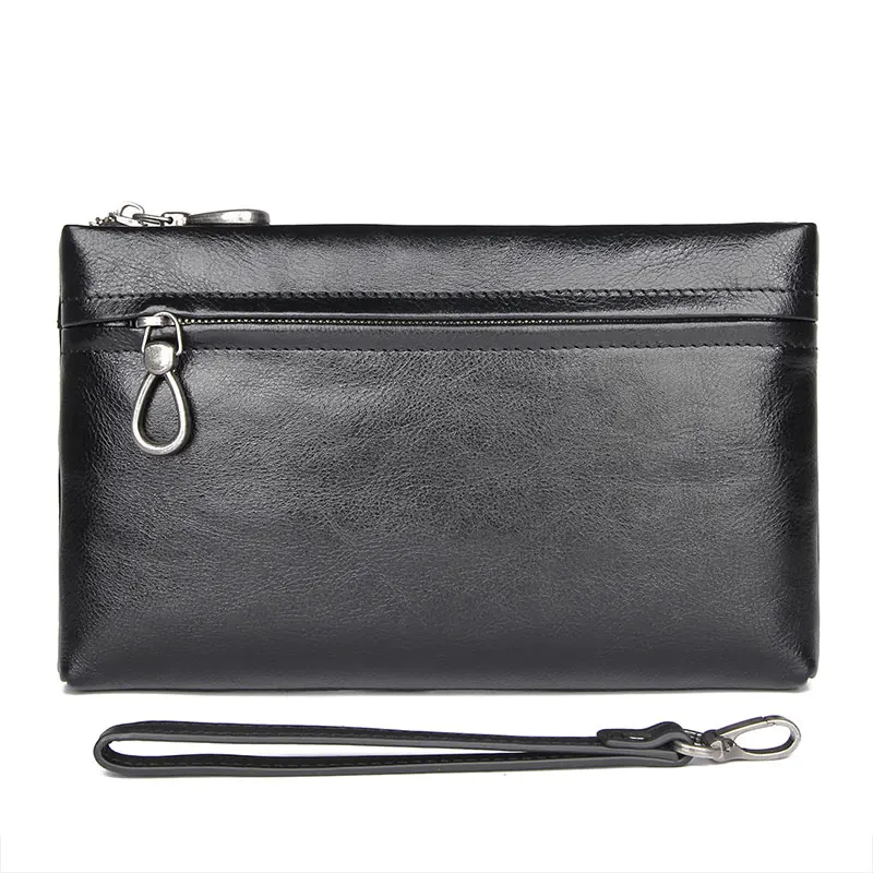 

Genuine Leather Clutch Bag Men Mens Wallet Vintage Women Long Clutches Daily Phone Holder Evening Wedding Clutch Bag C010 Small