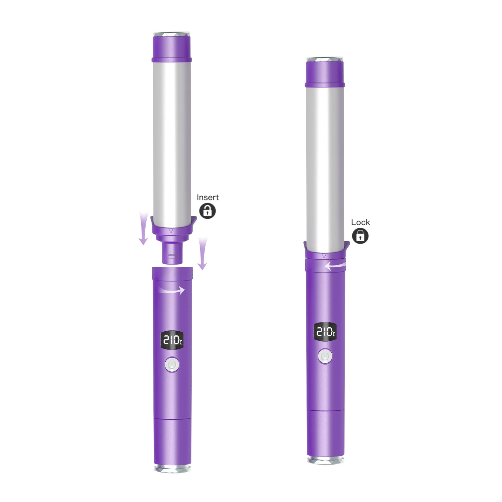 

Vkk Supplier Professional Hair Curler Rollers 3 In 1 Triple Barrel Curling Iron