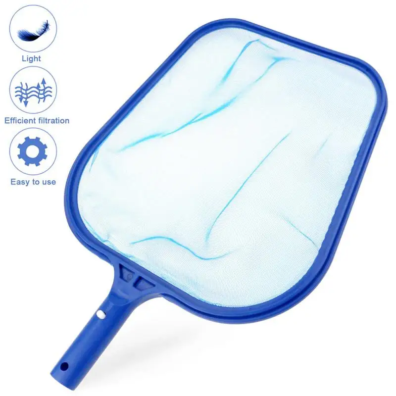 

Blue Pool Cleaning Net Professional Tool Salvage Net Mesh Pool Skimmer Leaf Catcher Bag Swimming Pool Cleaner Accessories