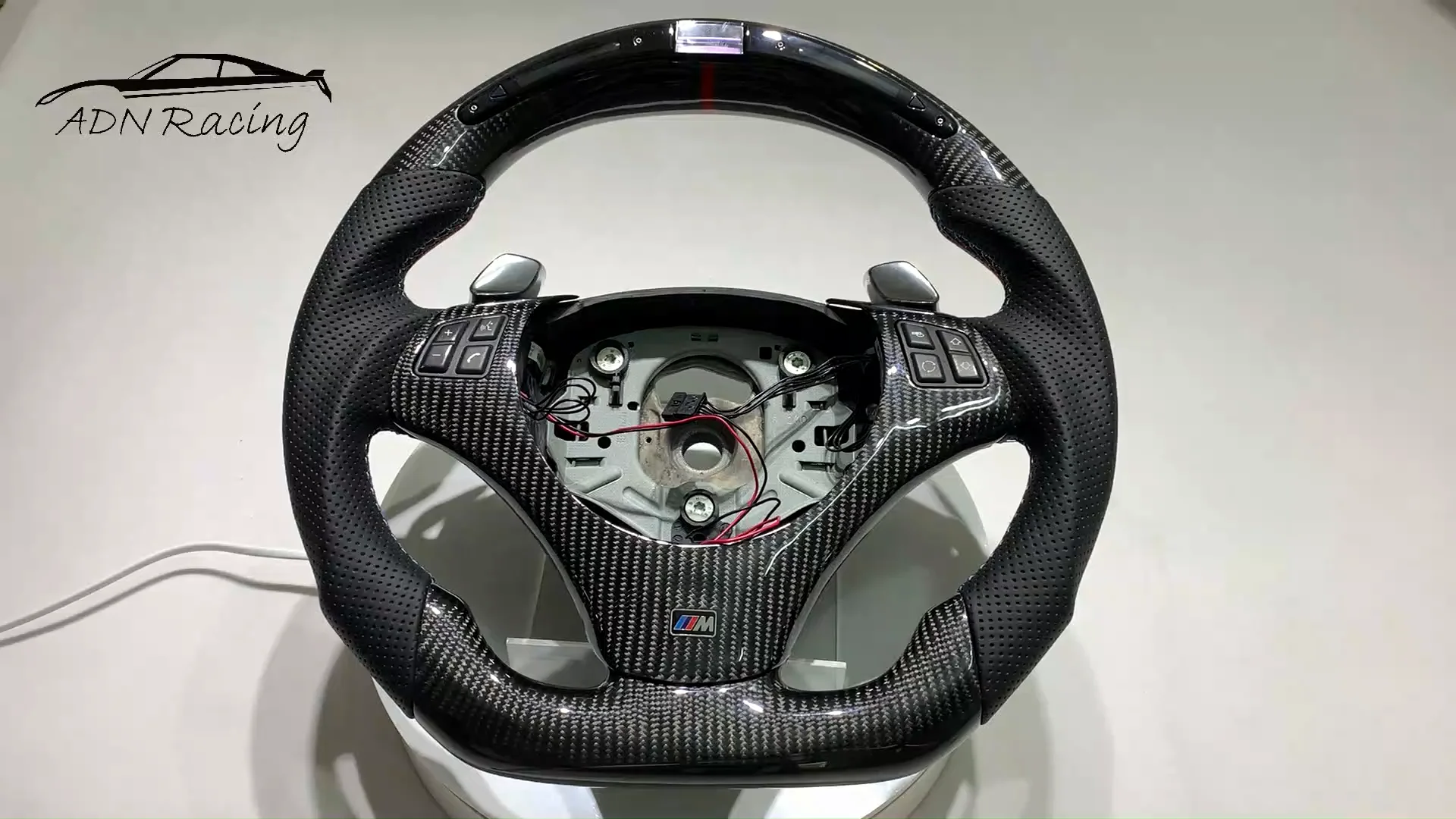 Bmw M3 E90 E92e93用ledレーシングシフトライトカーボンファイバーカスタムステアリングホイール - Buy M3 Steering  Wheel,E92 M3,Carbon Steering Wheel Product on Alibaba.com