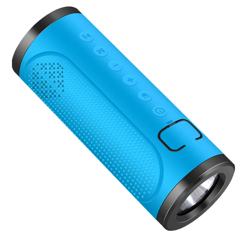 

Shenzhen Portable Usb Trolley Waterproof Power Bank Blue Tooth Speakers With Lights, Black