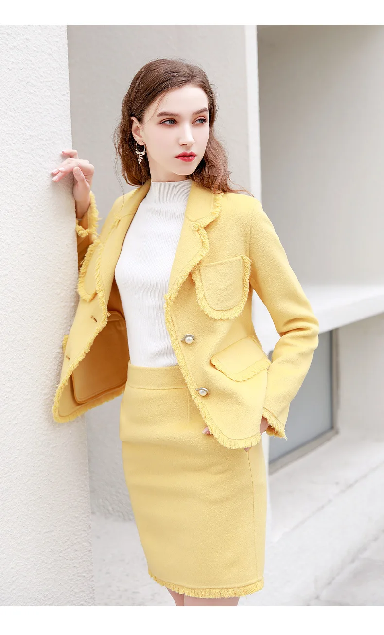 Nanchang Xihui Double Faced Wool Coat Female Autumn Winter 2019