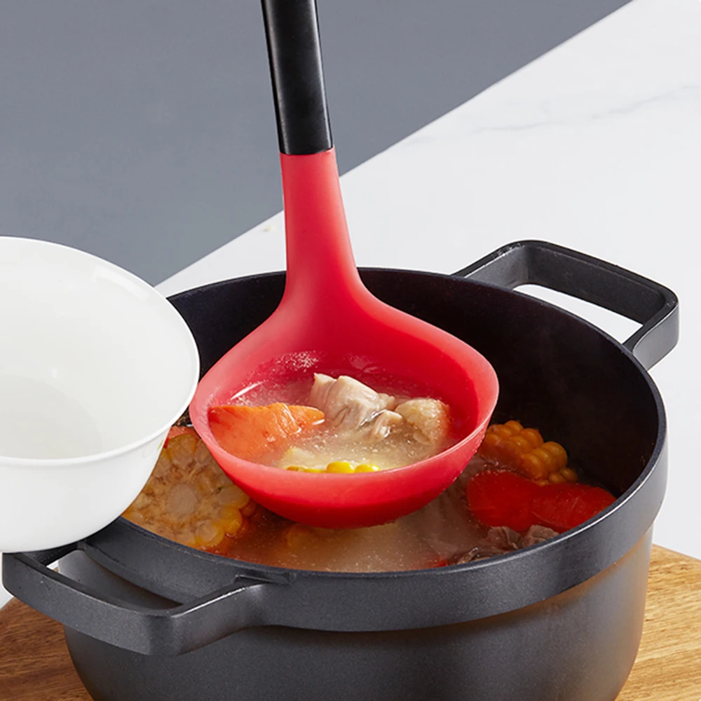 
Stainless steel handle Silicone soup ladle and turner kitchen utensils set of 2 