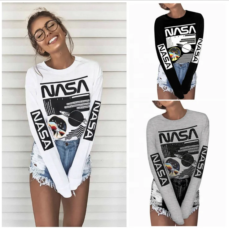 

Nasa Logo Cotton Women 'S T-Shirt