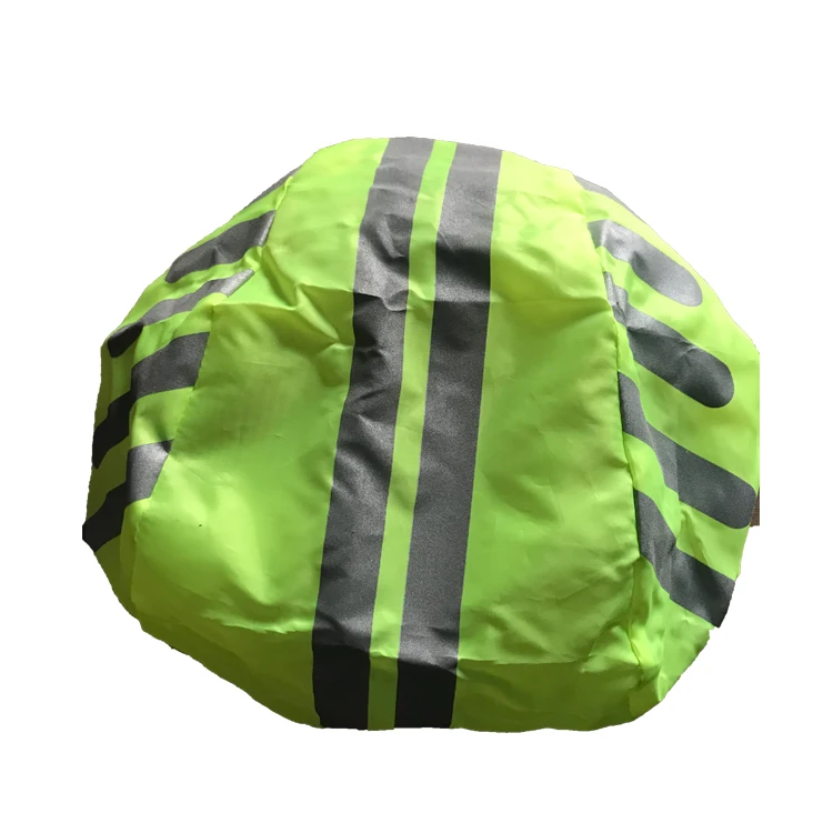 
High quality Polyester Reflective Waterproof Bike Accessories Bicycle Helmet Rain Cover 