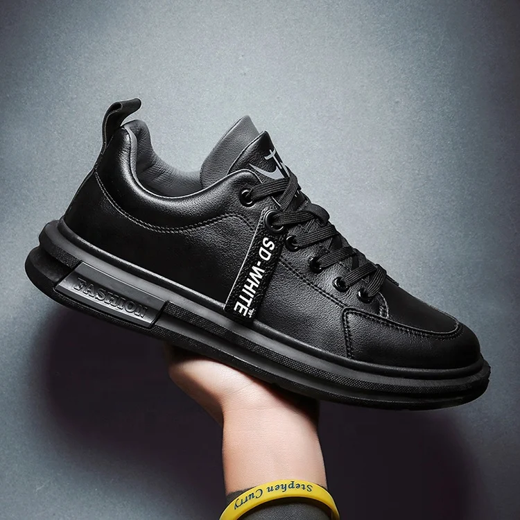 

Factory wholesale sales new style height increasing gents casual men shoes, Black, white