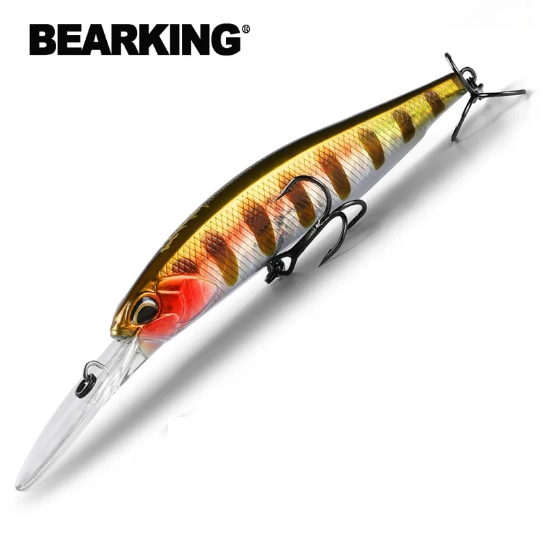 

Bearking 100mm 16g Super Long Distance Casting Floating Suspending Jerkbait 1.8-3.0m Minnow HARD FISHING LURE