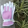 HANDLANDY Goatskin Leather Work Gloves for Ladies Garden Gloves Women