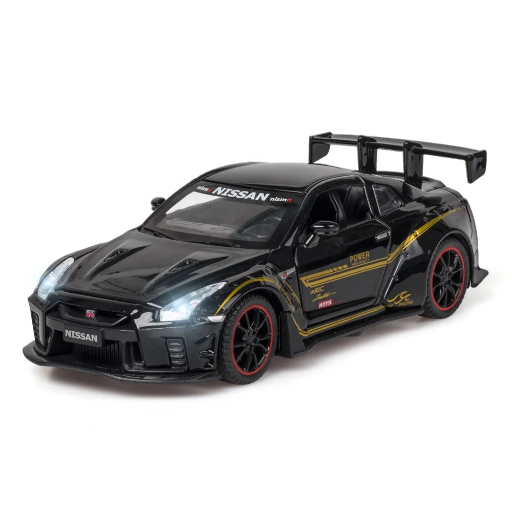 

Diecast Toy Vehicles 1:32 diecast model GTR Japanese sports car simulation alloy car model for gift decoration