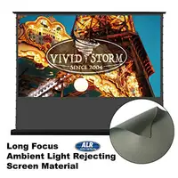 

VIVIDSTORM Electric tab-tensioned floor screen,120-inch,16:9,with the obsidian ALR or cinema white screen Material,VMDSTALR120H