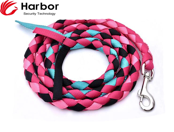 Nylon Braided Horse Rope Horse Leading Rope Braid Horse Halter With