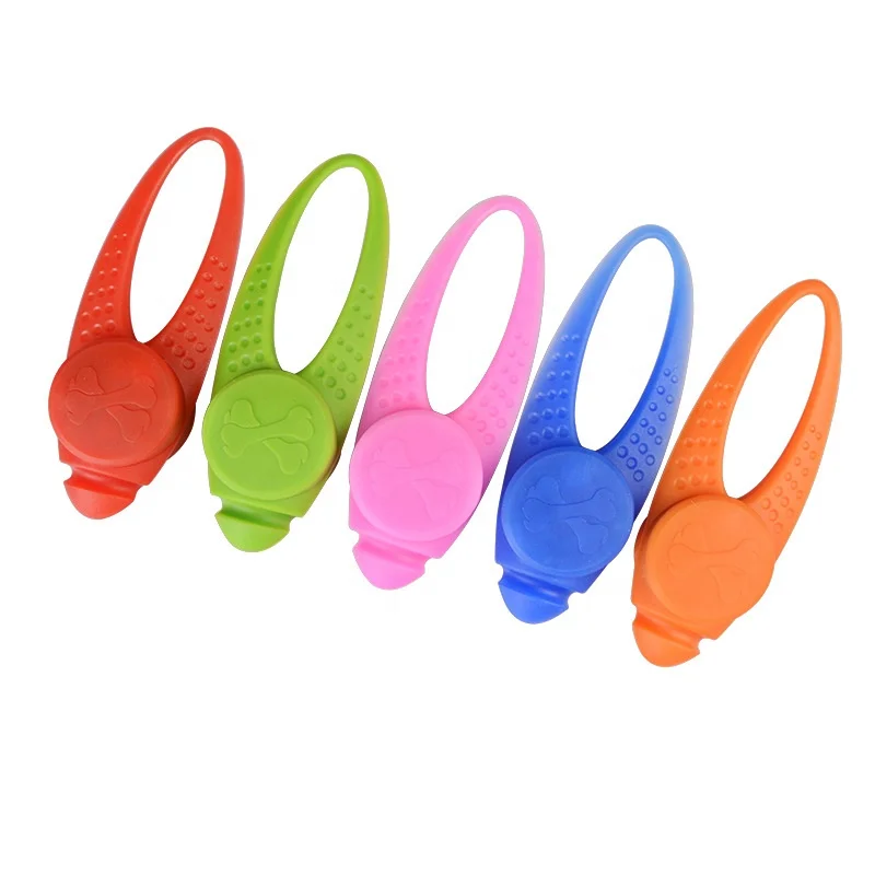 

Hot sell Silicone Pet Safety LED Flashing Dog Collar Light Tag