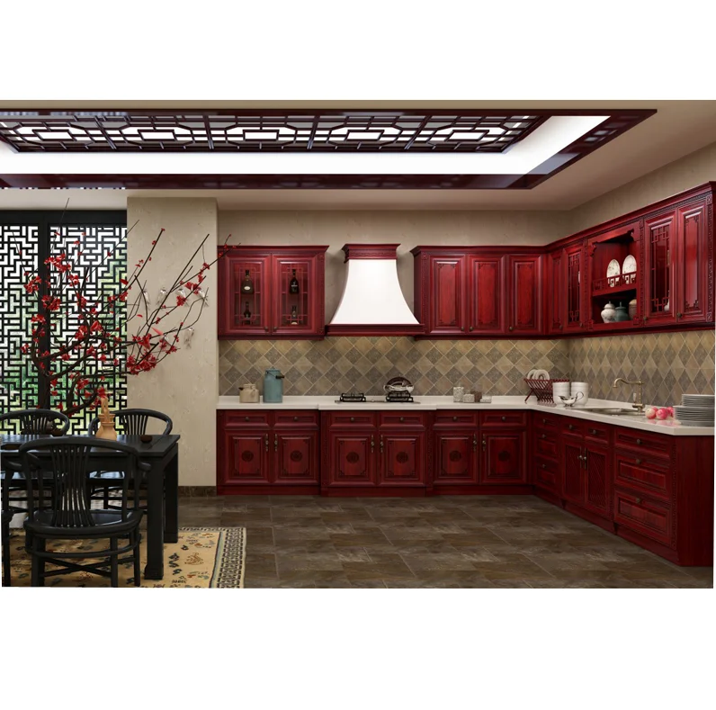 Candany solid wood kitchen cabinet for retail and wholesale kitchen cabinets