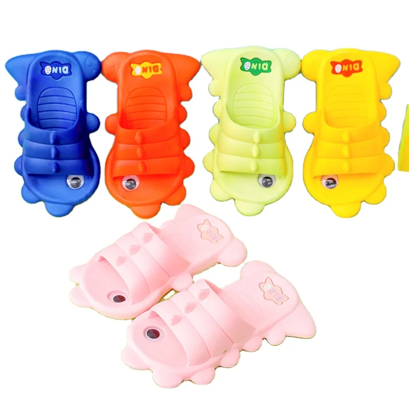 

new design cute teddy bear Pink cartoon summer kids outdoor house slippers baby toddler shoes