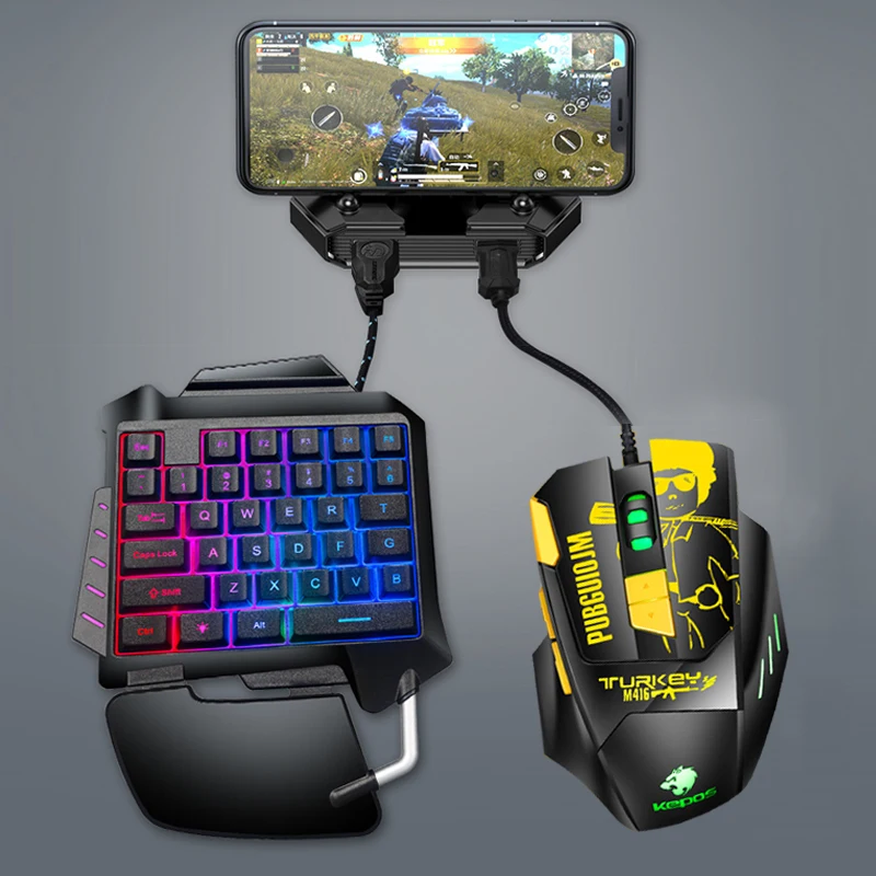 

g92 Amazon Hot Selling Single Mini Mechanical Gaming Led Keyboard and Mouse Combo Gamer Game Keypad and Mouse