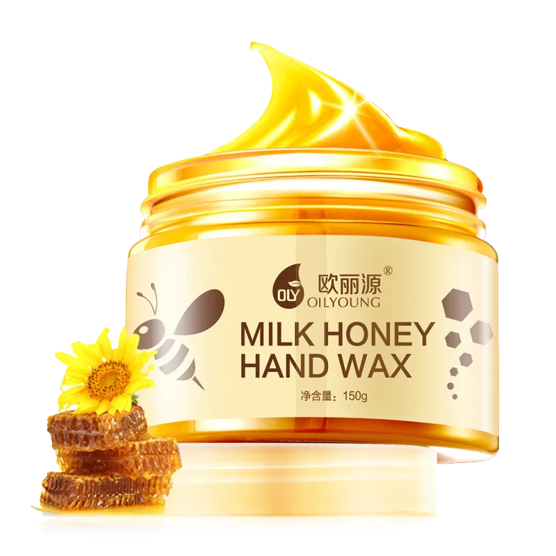 

Whitening Moisturizing Exfoliating Hand Wax Cream Paraffin Tear Off Milk Honey Hand Wax For Hand