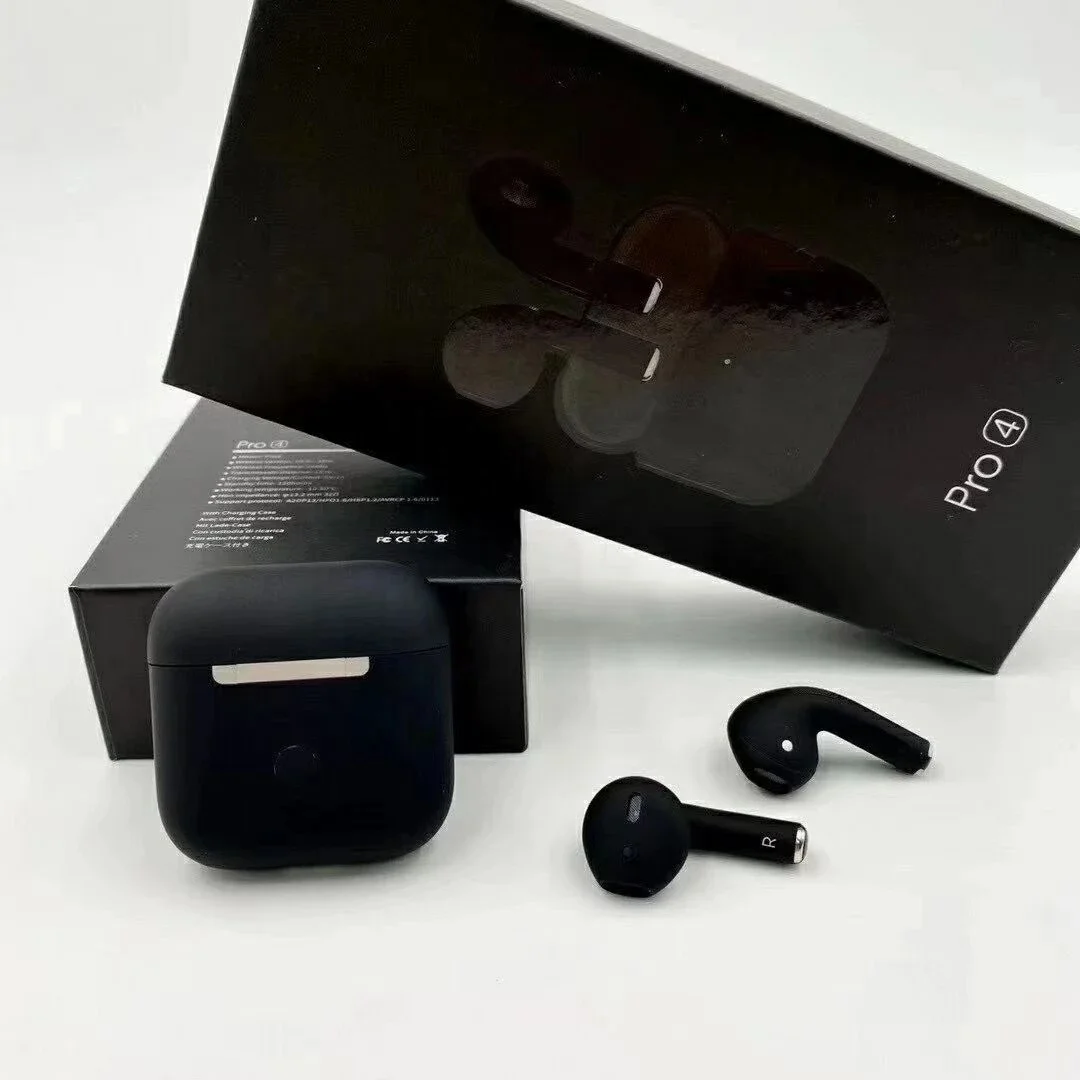 

Amazon Top Seller Pro4 TWS Blutooth Headphones Stereo Audio Device Hi-Fi Handsfree Wireless Air Pro 4 tws Earphones