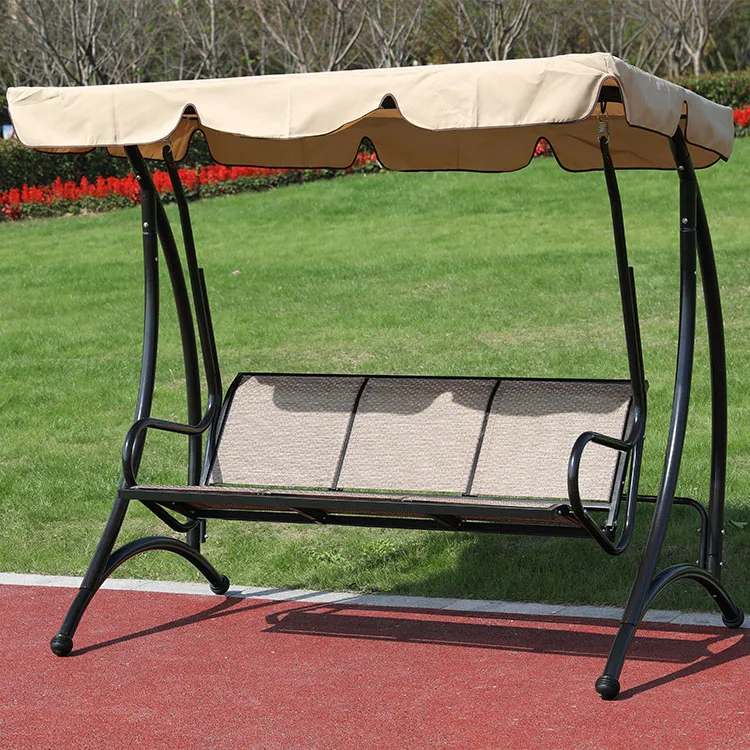 3 Sitze Baldachin Schaukel Stuhl Terrasse Garten Schaukeln Mit Cabrio