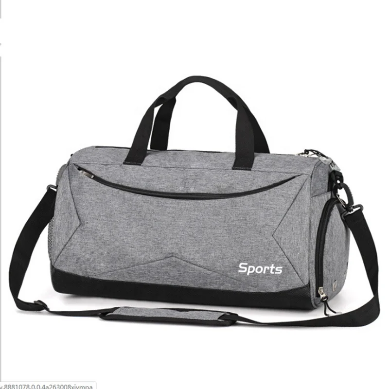 

Custom Logo Fitness Exercise Canvas Womens Gym Duffle Bag waterproof sport bag, 4 colors
