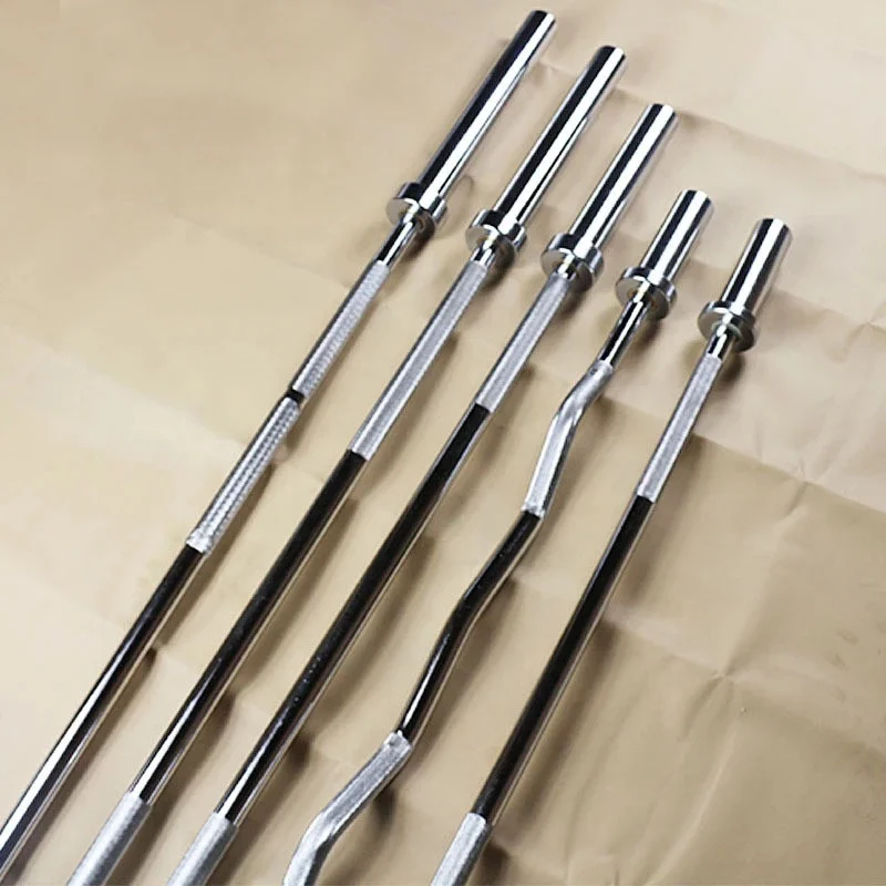 

olympic Weightlifting Cross Fitness Barbell Bar, Silver