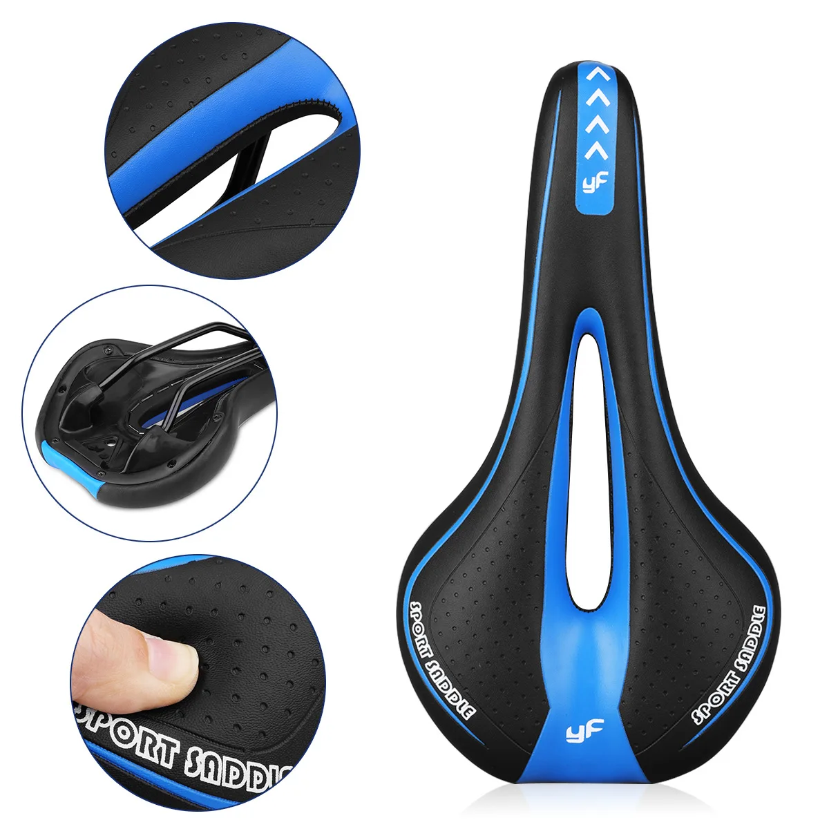 

Bicycle Saddle Mountain Bike Cut-out Mesoporous Saddle Racing Saddle Riding Equipment Mountain Bike Seat Cushion
