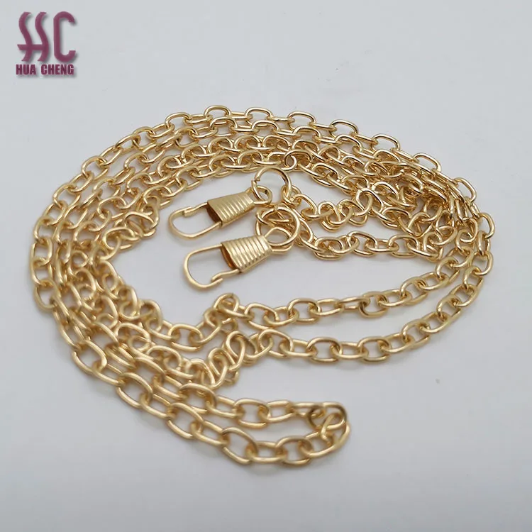 

Shiny gold metal chain with hooks, Gold,nickle,gun metal, and so on