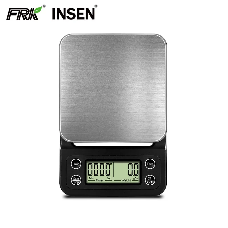 

Stainless Steel Material 3000G Timing Function Coffee Scale For Coffee, Customized color