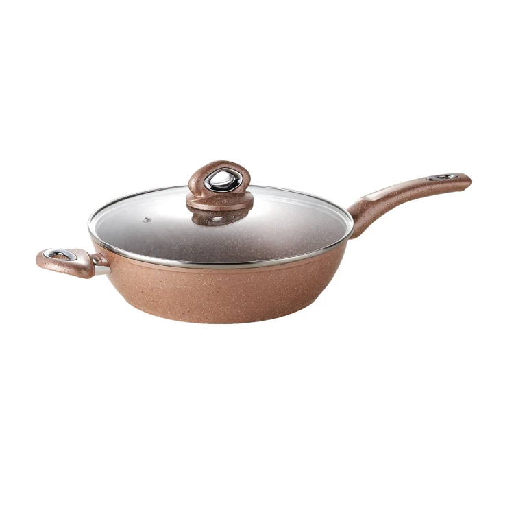 Family Home Cooking Pots Factory Aluminum Cookware Nonstick Wok