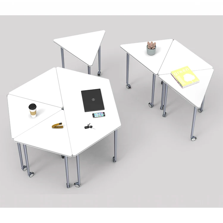 desk and conference table combo