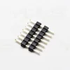 2.0mm single row 02-40 pin box male header connector double plastic pin header pitch