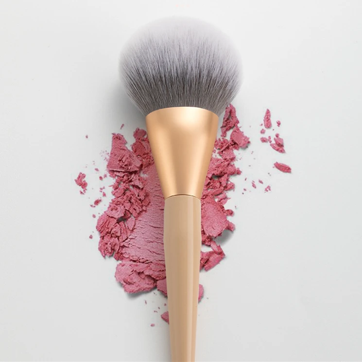 

High Quality Makeup Tool Set Plastic Handle Foundation Blush Makeup Brushes Private Label Custom Wooden