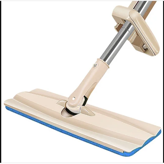 

Hands Free Washing Stainless Steel Flat Multifunction Microfiber Cleaning Mop for kinds of floor