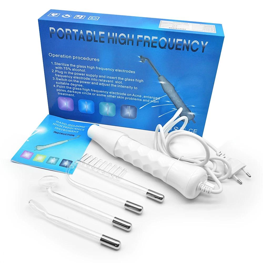 

Acne Remover Therapy Wand High Frequency Instrument Machine Microcurrent Eletrotherapy Face Beauty Device