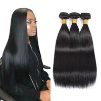 

24-32 Inch Long Raw Indian Hair Brazilian Straight Hair Virgin Cuticle Aligned Human Hair Bundles Peruvian Malaysian Apple Girl