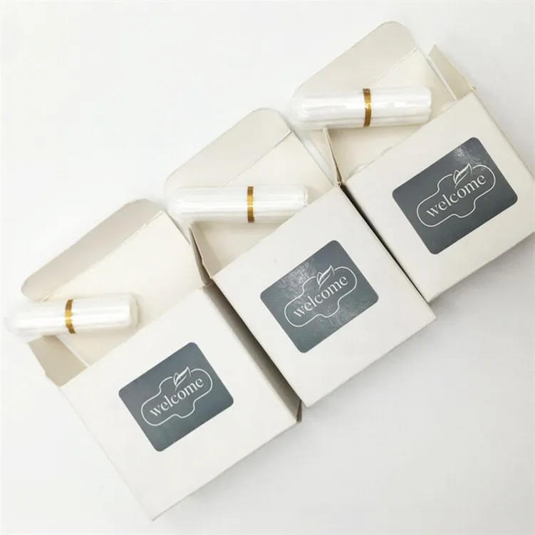 

Fancy and attractive packagies for organic cotton tampons China supplier