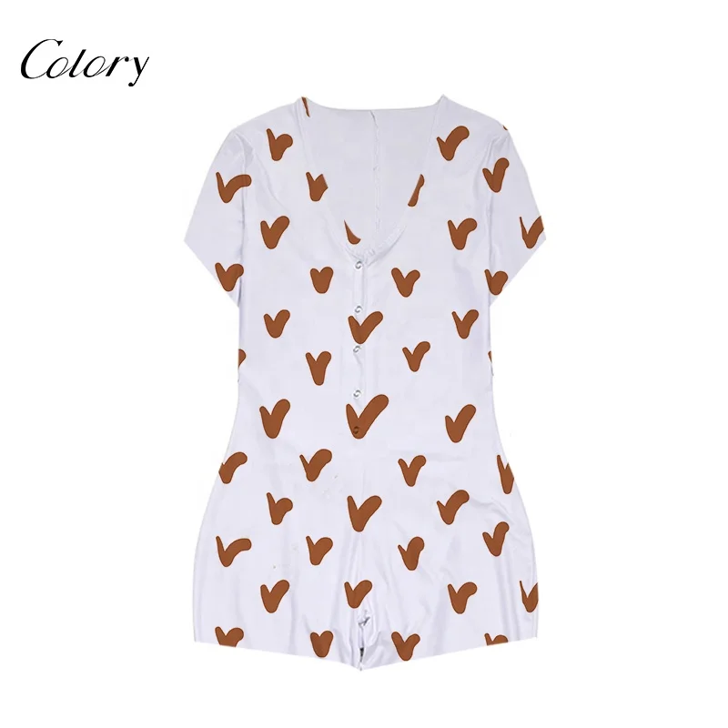 

Colory Romper Summer Onesie Pajamas Jumpsuits For Women Sexy, Customized color