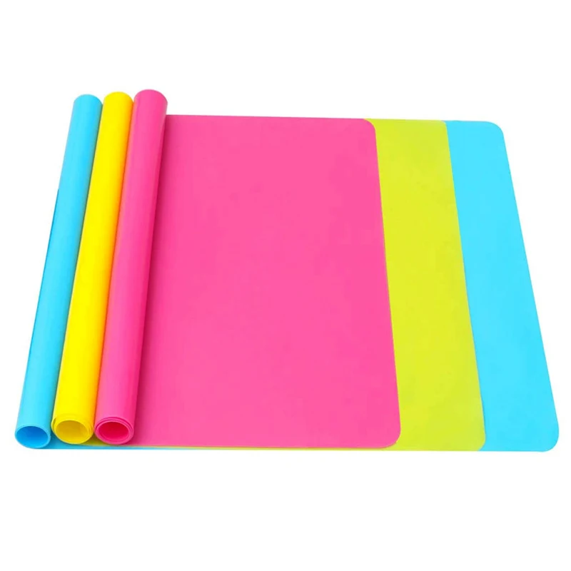 

Reusable Wholesale dough rolling fondant pastry macaron silicone baking mat non-stick, Blue