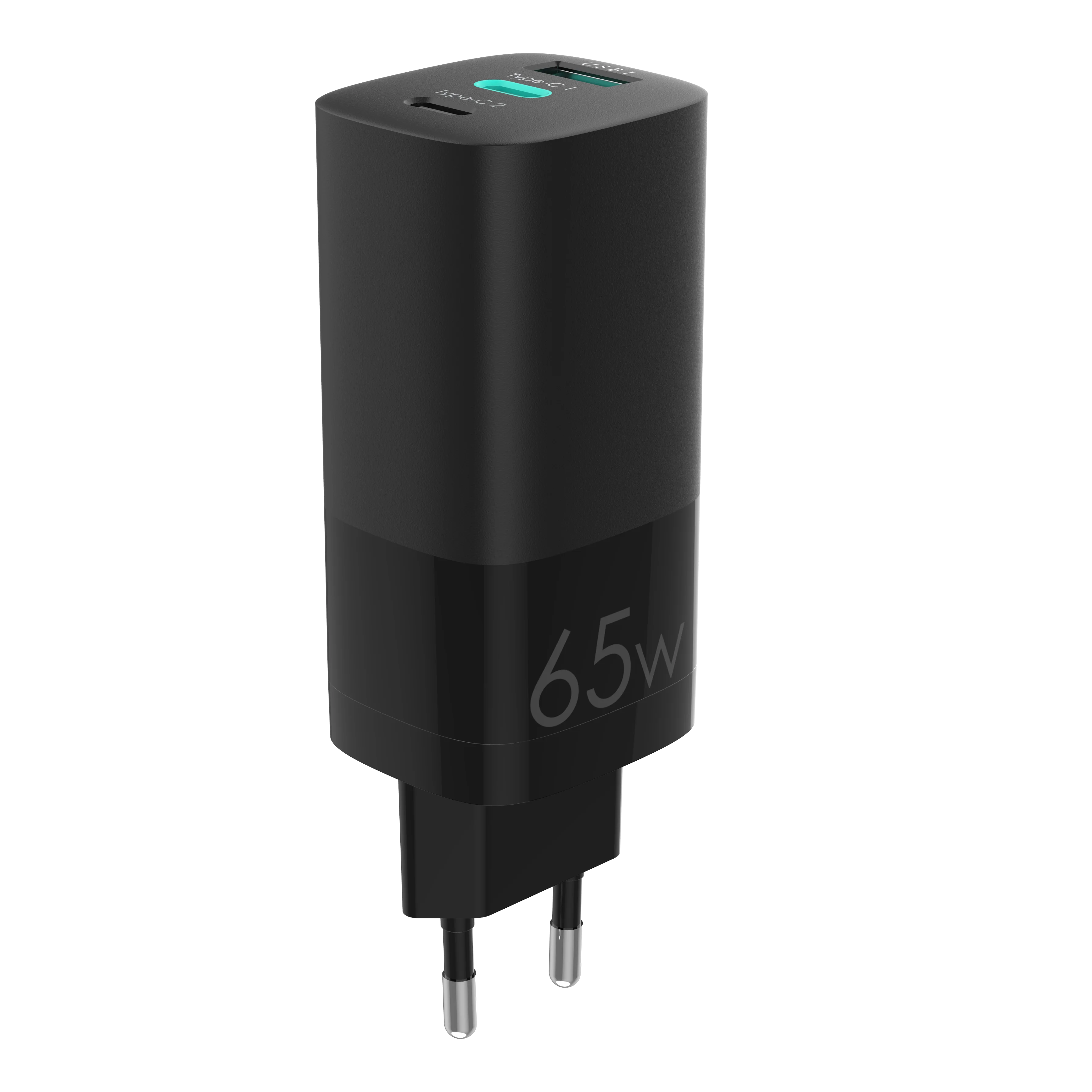 

IBD PD 3-Port 65w gan wall usb charger mobile phone usb c charger wall port 65 w