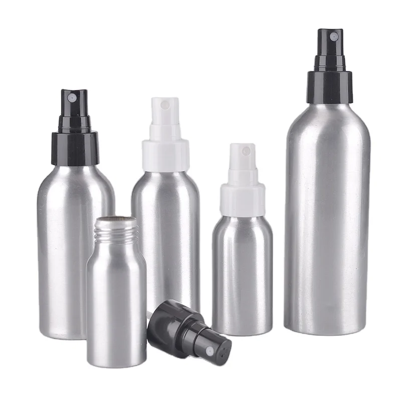 

Specially packaging 50ml 100ml shampoo perfume spray aluminum cosmetic bottle