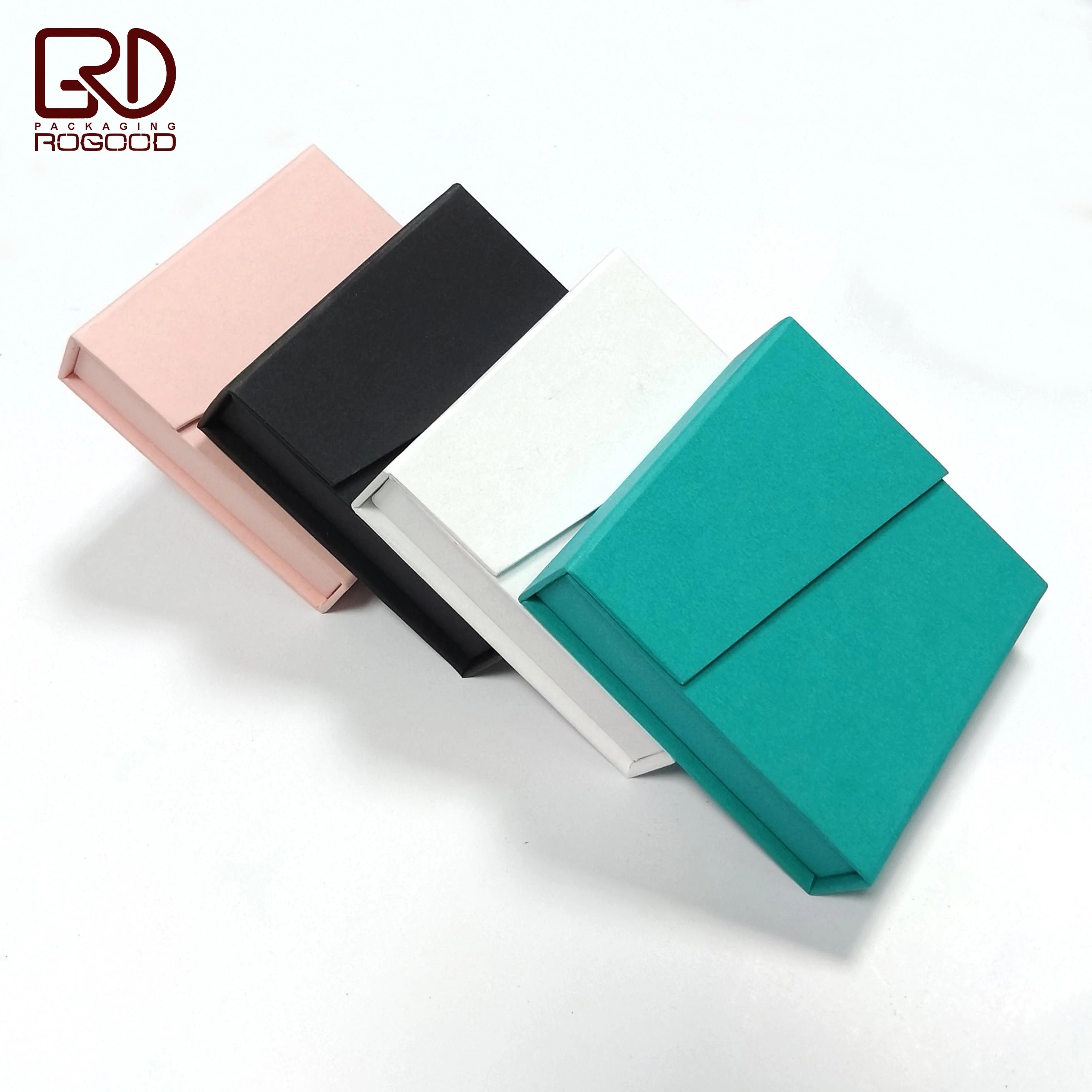 

New pocket style magnetic closure cardboard paper jewelry box for bracelet P1302