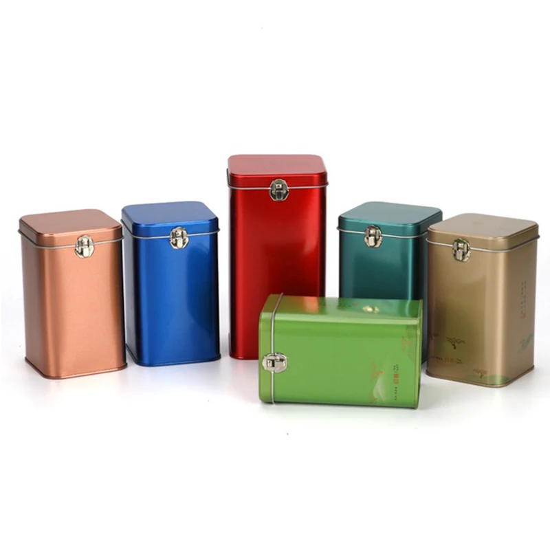 Star Packaging New Product Clear Pvc Window Lid Small Square Packaging Metal Tin Box