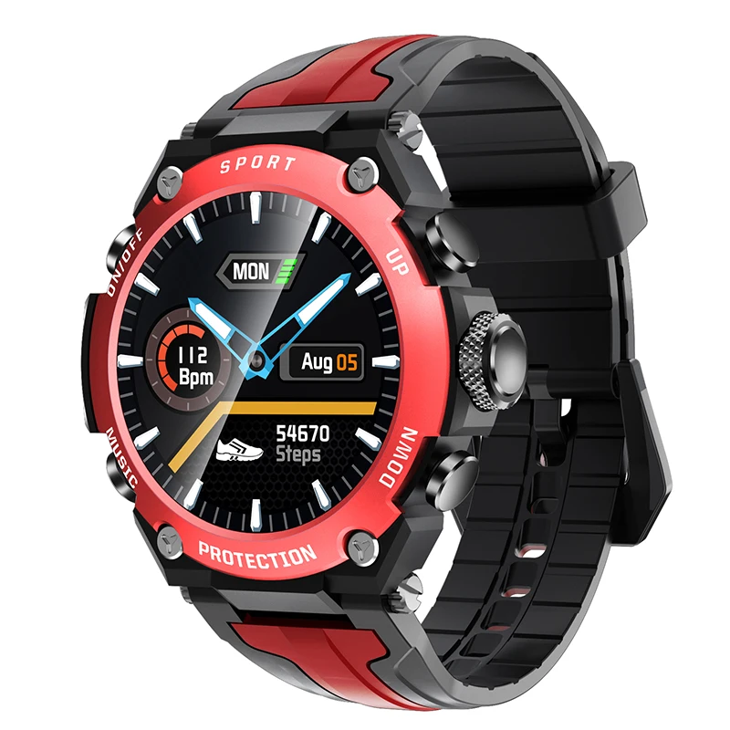 

New Music Smartwatch Men IP68 Waterproof Diving Sport Watch Pressure Mearsurement Altitude Smart Watches DK10