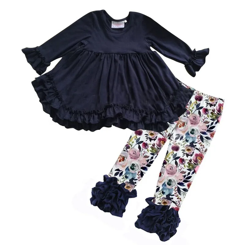 

Latest design soft cotton bulk wholesale kids clothing fall and winter long sleeve boutique western winter girls Clothes
