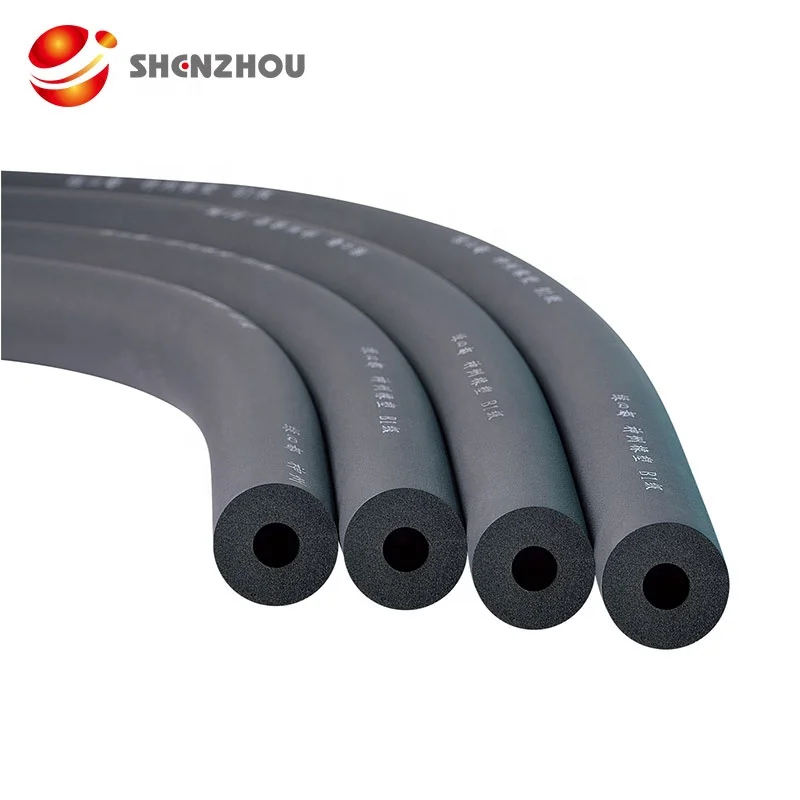 
rubber foam tubepipe heat insulation materials rubber foam insulation price water resistant materials round rubber foam 