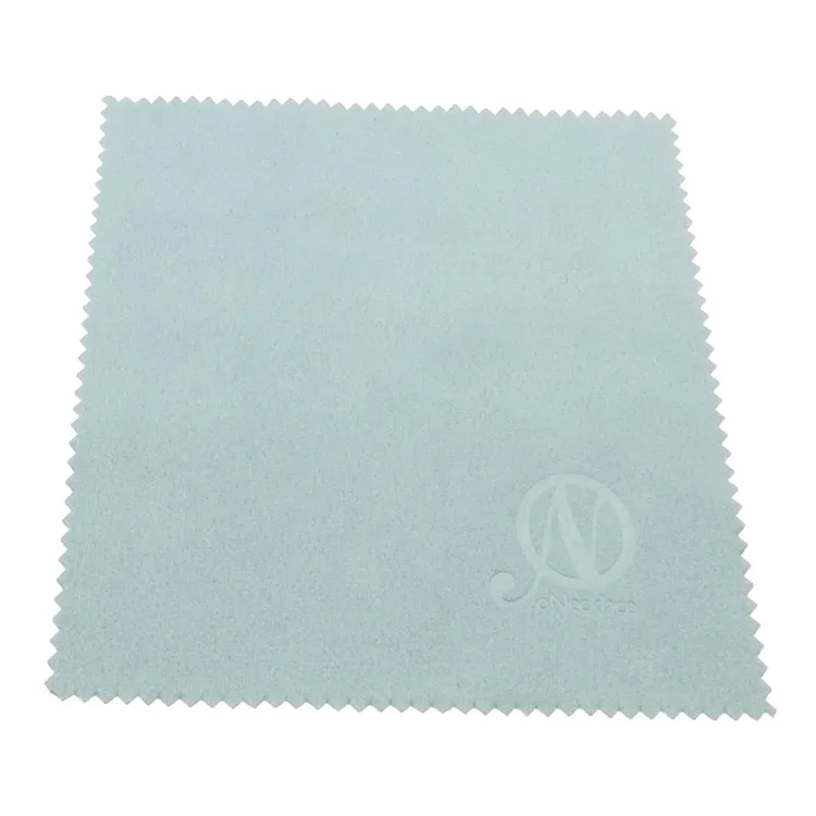 

Microfiber Embossed Suede Lens Cleaning Cloth With Logo Embossed