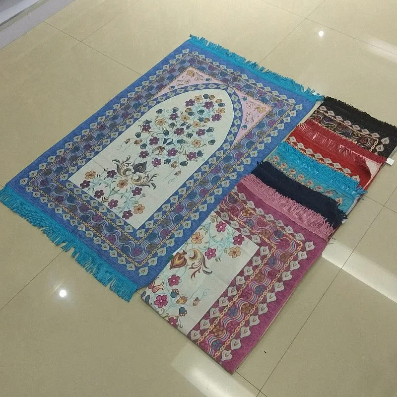 The chenille weaving pilgrimage blanket, the mosque prayer blanket, the Islamic pilgrimage prayer blanket! Factory direct sales
