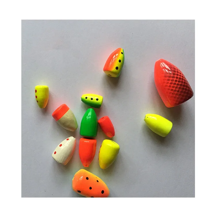 

Wholesale fishing accessories Eps foam fishing floats multi-color