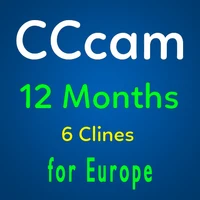 

Cccam Cline Europe 6 lines and 7 clines optional 4K H265 CCCAM account for HD satellite TV receiver Enigma2 set top box OSCAM