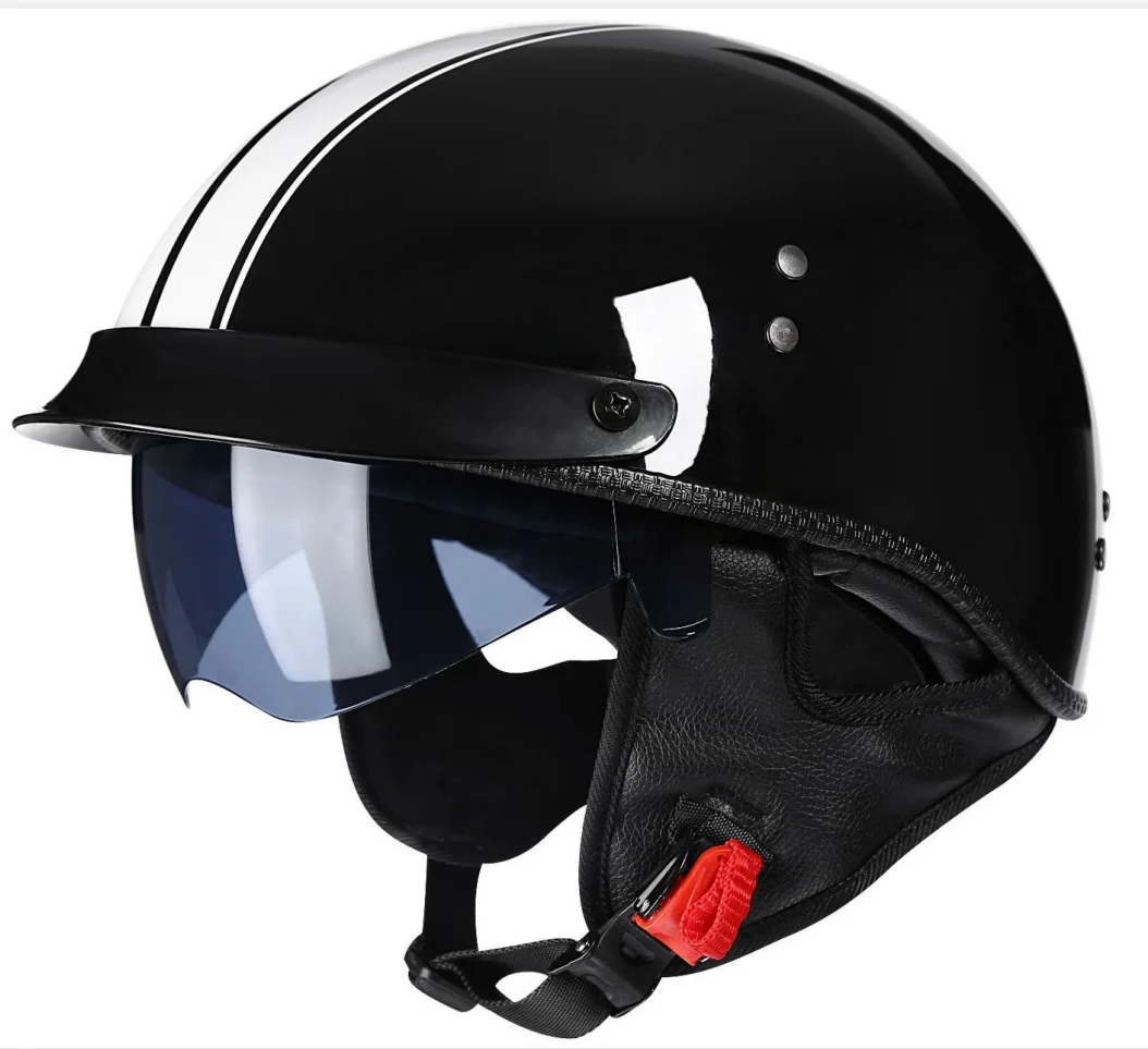 

Riding helmet new style half helmet and detachable collar helmet, Customed